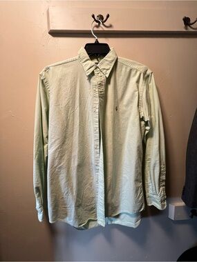 Polo by Ralph Lauren Green Long-Sleeve Button-Down Shirt